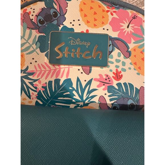 NWT Disney Bioworld Lilo and Stitch Teal Pineapple Mini Backpack - Picture 2 of 5